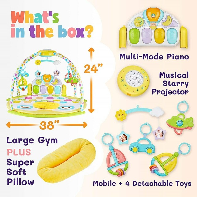 nuby little fox play gym
