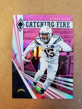 2019 Phoenix Catching Fire Pink #d /199 Keenan Allen SP #18 Los Angeles Chargers