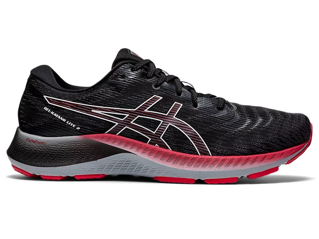 Asics GEL KAYANO LITE 2 Mens Black White 1011B217 001 Running