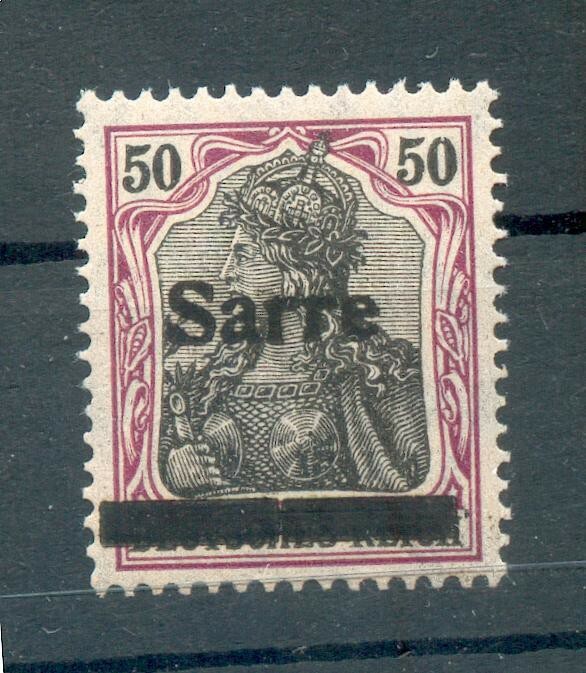 Saar 13y Good Paper Type** MNH Mint Never Hinged BPP 60EUR (71865)