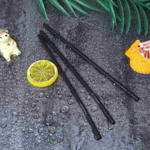 500PCS Drinking STRAWS Bendable Flexible Plastic Bendy Straw Neon Color BPA FREE - Picture 4 of 14