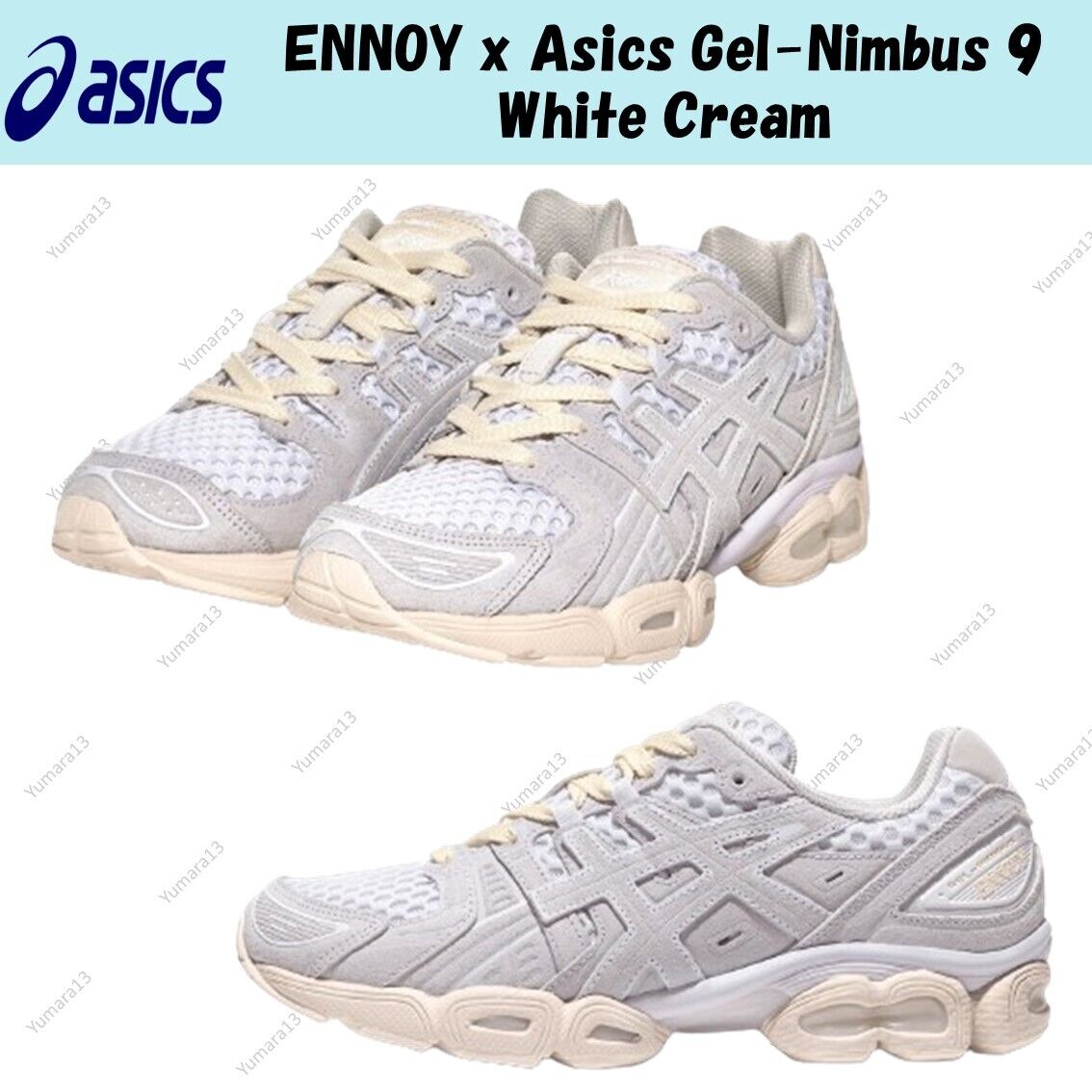 ENNOY x Asics Gel-Nimbus 9 White Cream Men's Size | eBay ENNOY x Asics Gel-Nimbus 9 White Cream Men's Size | eBay