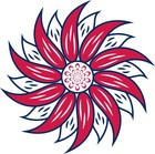 3” Pink Flower Sticker Floral Plant Nature Wind Parade Decoration Scrapbooking