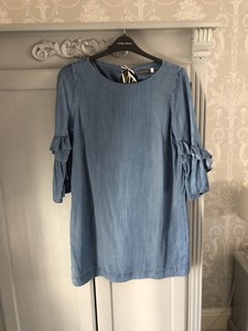 mint velvet denim dress
