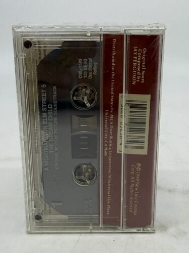 A Nightmare on Elm Street 5 The Dream Child OST Cassette 1989 SEALED New - Picture 2 of 3