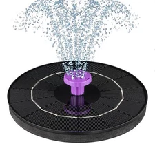 3.5W Solar Bird Bath Fountain Pump Solar Powered Water Pump Outdoor Water Fou...