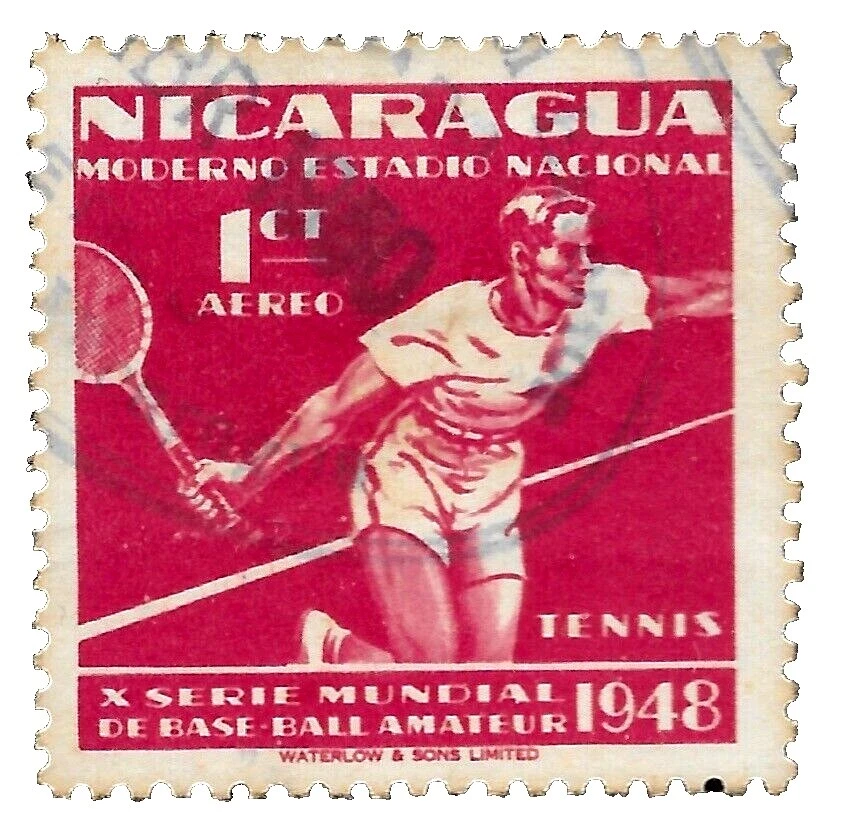 Tennis Nicaraguan Stamps