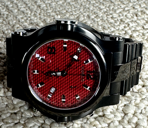 Reloj Renato T-Rex Hombre, Cronógrafo Suizo, Nuevo en Caja con Batería Nueva, De Colección - Imagen 7 de 11
