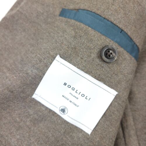 $1675 Boglioli Melange Wool Jersey Slim Fit Taupe K Jacket Mens US 38R (IT 48R) - Picture 12 of 16