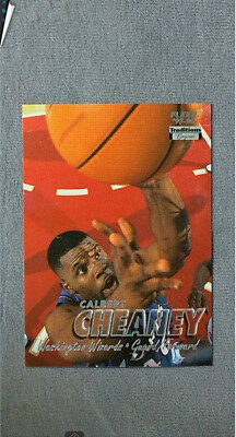 1997-98 Fleer Traditions Crystal #260 Calbert Cheaney Wizards