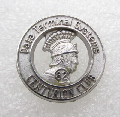 1982 Data Terminal Systems Centurion Club Lapel Pin (B860)