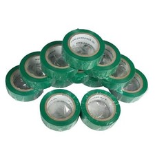 12x insulation tape green 10m x 17mm adhesive tape insulation tape iso tape electrician