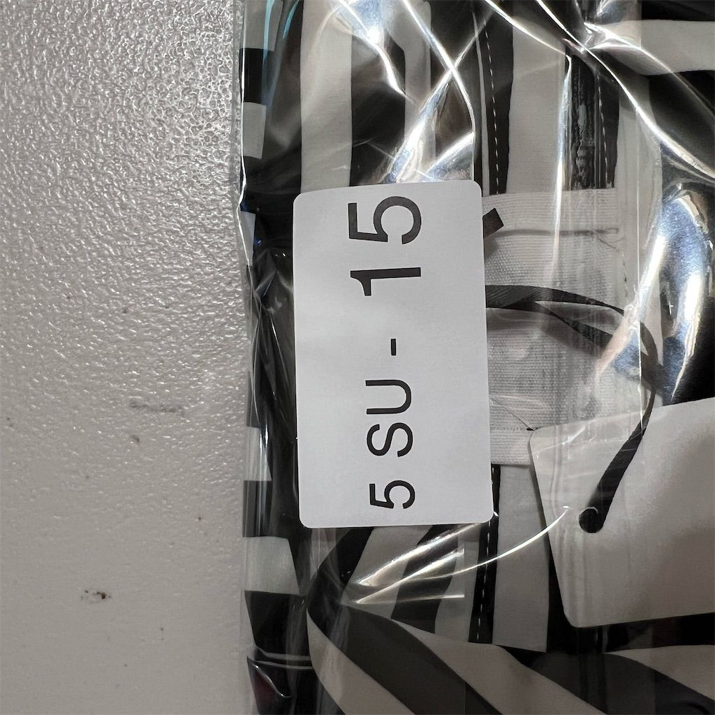 Olive and Oak Women's Blouse XS Black & White Striped Button-Up Shirt Collar NEW