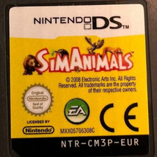 Sim Animals (Nintendo DS) Cartridge Only Video Games 2008 Electronic Arts