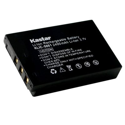 2x Kastar Battery for Kodak KLIC-5001 EasyShare P850 P880 Z730