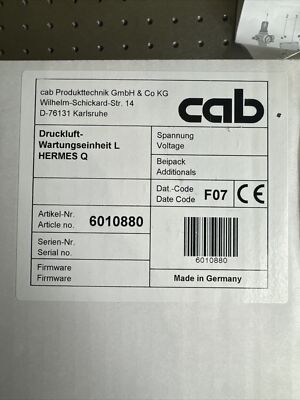 Cab part 6010880 For Hermes Q Printer