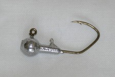 100 pk 5/16 oz Round Head Fishing Jigs Custom w/ 1/0 Bronze Sickle Hooks Walleye
