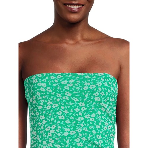 No Boundaries Ruched Mesh Green Tube Dress Juniors Plus Size XXXL (21) - Picture 10 of 11