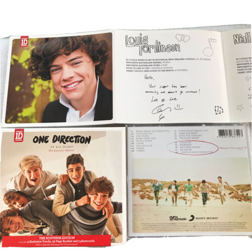 One Direction Cd Rare Up All Night SOUVENIR EDITION AUSTRALIAN Exclusive Bonus - Afbeelding 1 van 13
