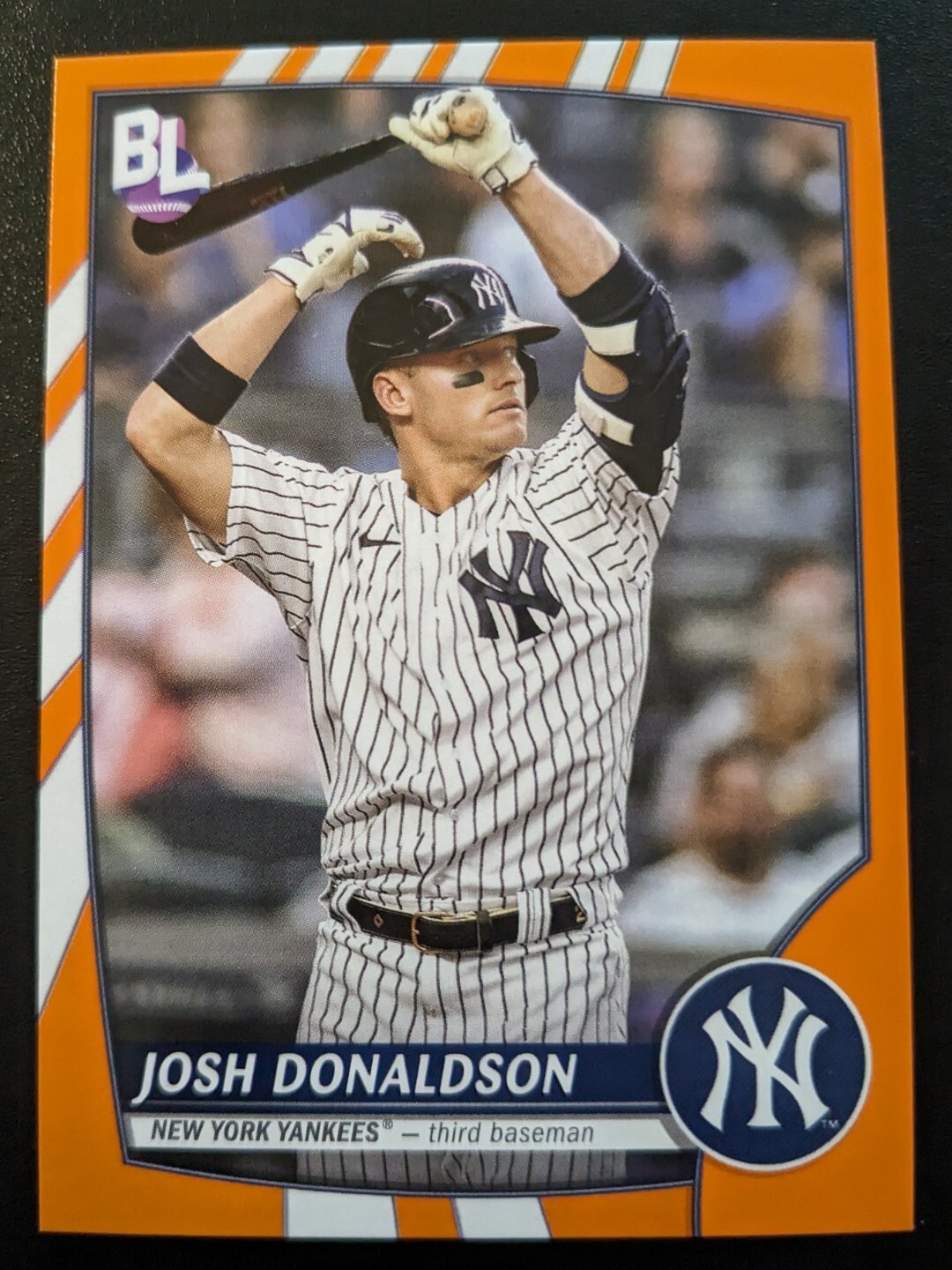 2023 Topps Big League Baseball Josh Donaldson Orange Parallel #138 Yankees