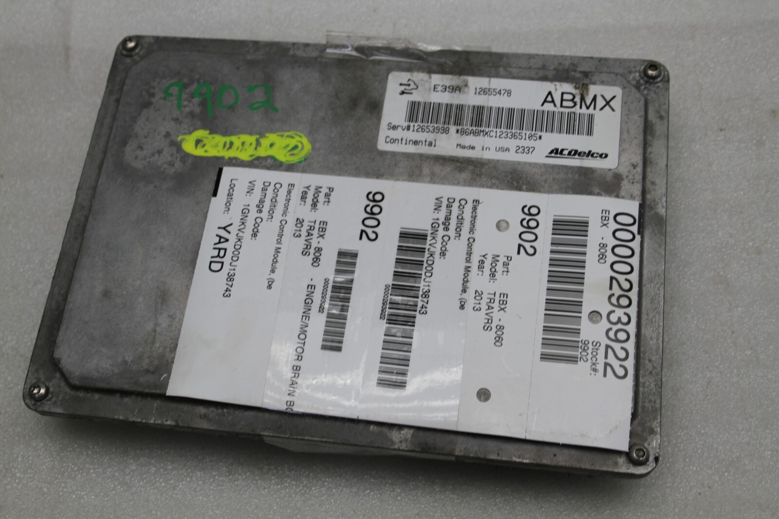 20132016 CHEVROLET TRAVERSE CAMARO ENGINE CONTROL MODULE ECU ECM OEM 