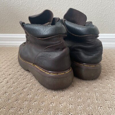 Vintage Dr Martens DMs Platform Boots Men 11 Brown 8390 Quad Double Sole England Vintage Dr Martens DMs Platform Boots Men 11 Brown 8390 Quad  main image 3