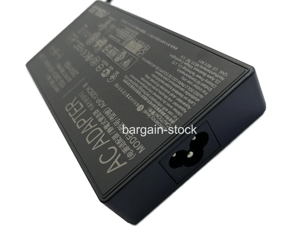 Cargador adaptador de corriente alterna 120 W para cable Asus ZenBook Flip 15 Q538EI Q538EI-202.BL Foto 3 de 4