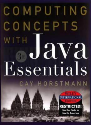 Computing Concepts With Java Essentials By C Horstmann