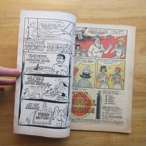 Lot of *5* 1962-64 ARCHIE'S MAD HOUSE: #23, 29, 34 +2 Bonus Issues (Missing Pgs) - Picture 10 of 12
