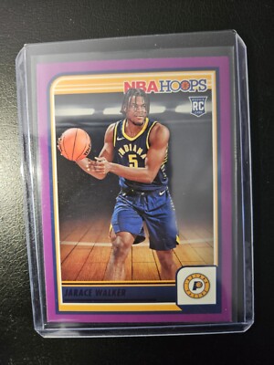 nbaカード　RCカードセット 2023-24 Panini NBA Hoops JARACE WALKER PURPLE PARALLEL RC