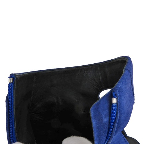 Auténticos Botines Giuseppe Zanotti Hechos en Italia Púrpura Hebilla Lateral Gamuza Talla 37 - Imagen 16 de 20