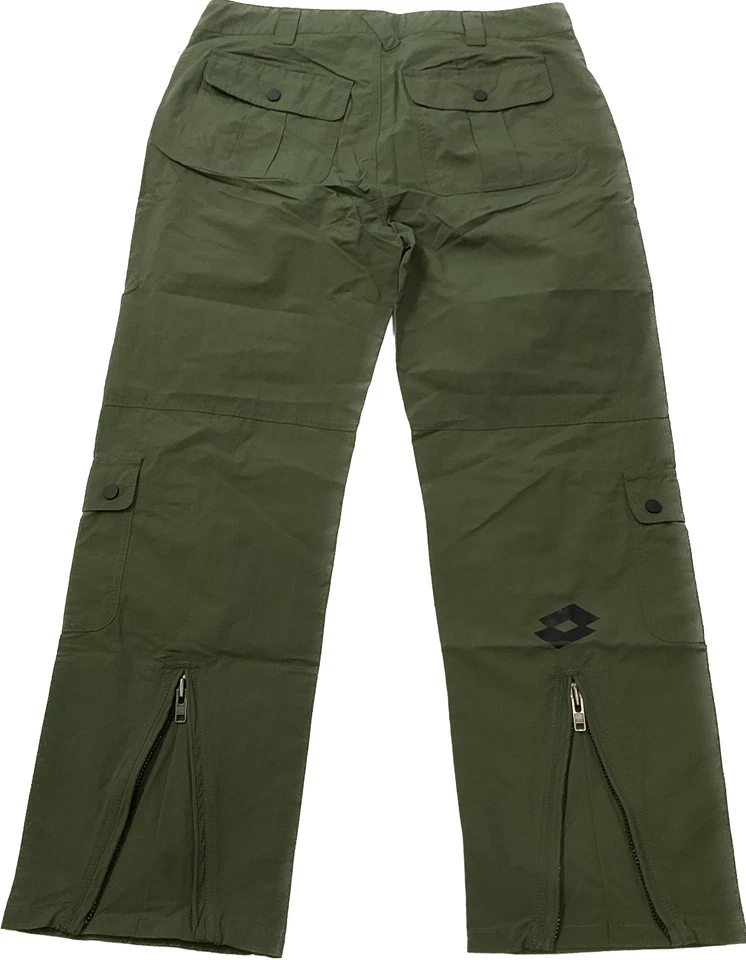 Pantalones cargo Lotto para hombre talla M verde cremallera piernas Foto 2 de 4