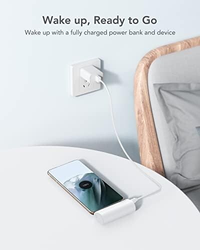 Mini Power Bank USB C - 5000mAh, 20W PD 18W QC USB C Battery Pack, Portable - Picture 8 of 9