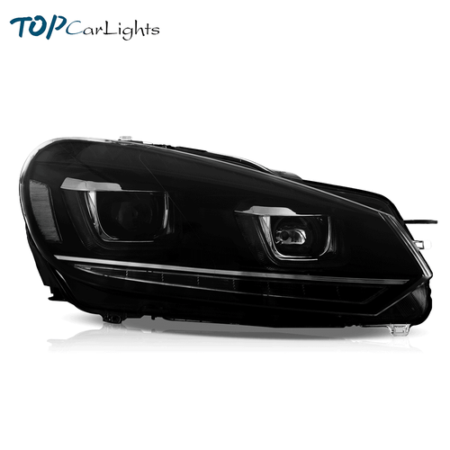 VLAND Demon Eye LED Headlights For 2010-2014 Volkswagen Golf6 MK6 w/Sequential - Bild 2 von 14