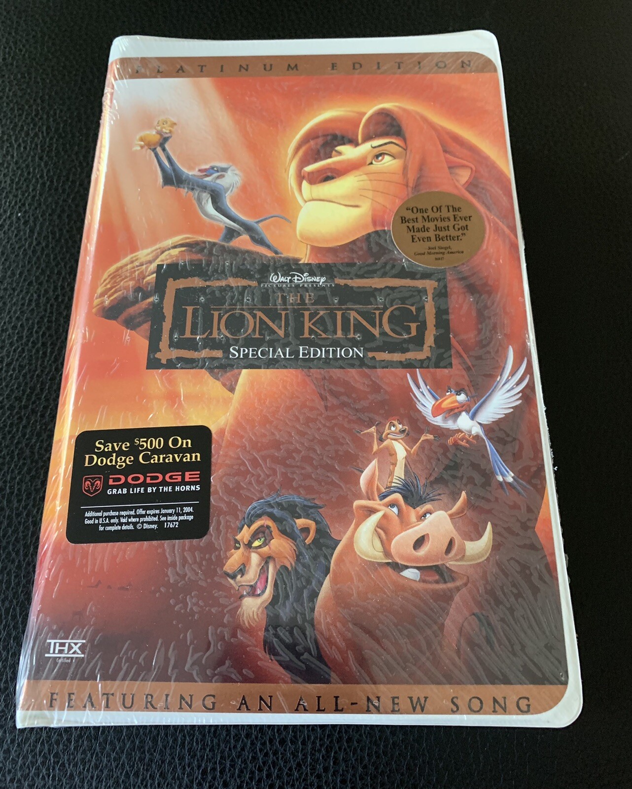 Walt Disney The Lion King Special Edition Platinum Edition VHS NEW, Sealed eBay