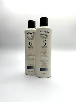 2x NIOXIN Cleanser Shampoo 6 Normales bis Kräftiges Haar 300ml G92