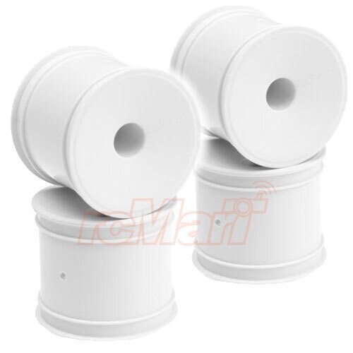 JConcepts Mono - RC10, RC10B2, RC10B3 2.2" Front Wheel (white) - 4pc