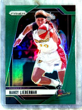 Nancy Lieberman 2024 Panini Prizm WNBA Green Prizm Card-#139 Phoenix Mercury