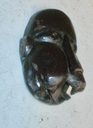 W. Nepal processional Hanuman(monkey god)mask, mid 20c - Picture 3 of 8