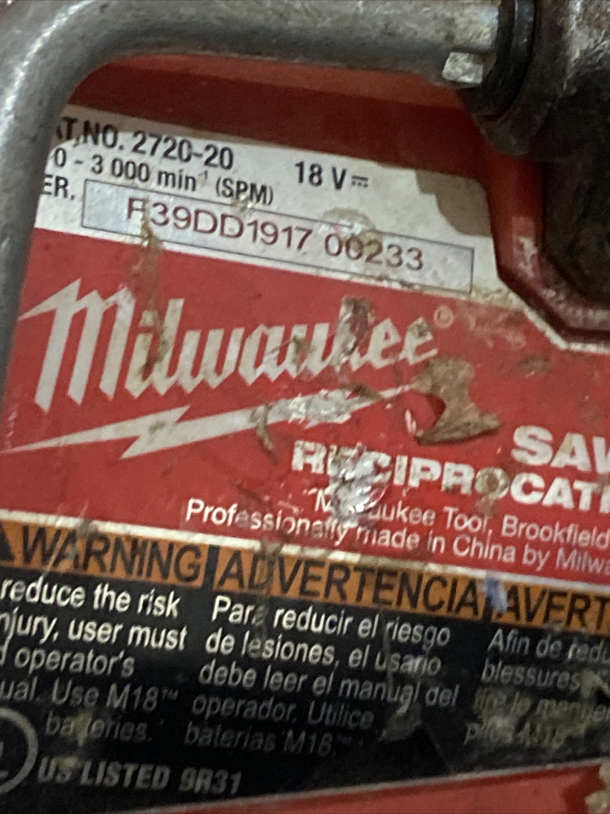 Used Lot Of 10 Milwaukee M18 & M12 SAWZALL, GREASE GUN, MULTI TOOL, CUT