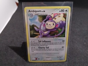 Ambipom 3/123 Holo Rare Pokemon TCG Diamond & Pearl Mysterious Treasures 2007 LP