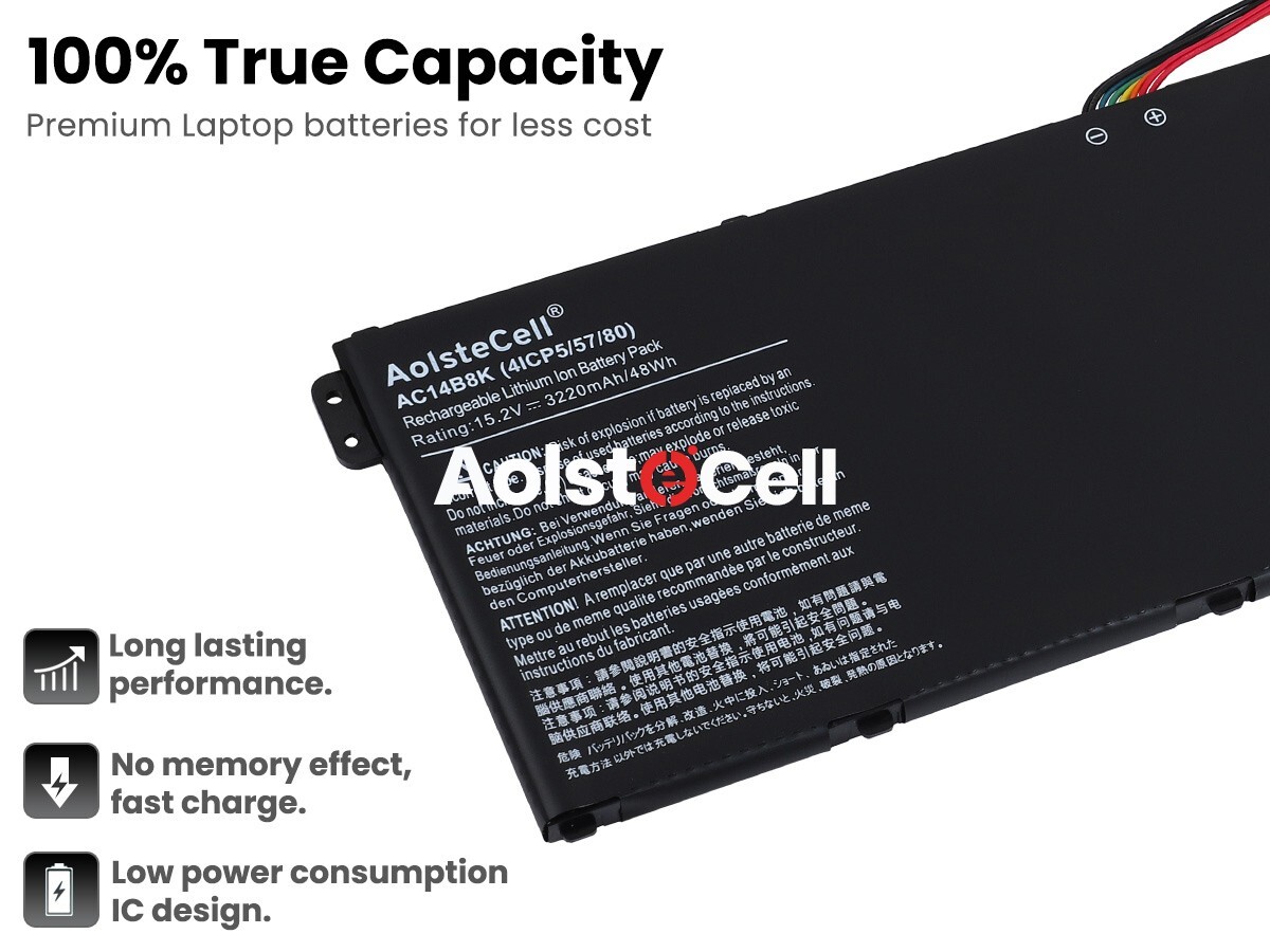 AC14B8K Battery for Acer Aspire 3 5 Predator Helios 300 N17C1