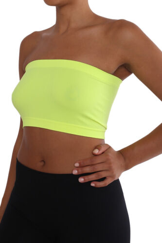 Seamless Tube Top Bandeau Stretchable Spandex Layering BH (Regular / Plus Size) - Bild 63 von 97