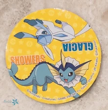 【NM】Vaporeon & Glaceon Pokemon Sticker Sapporo Ichiban Collection Promo Japanese