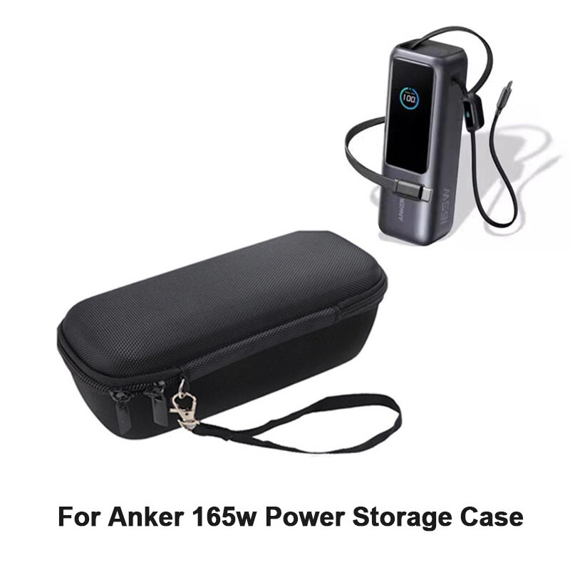 Nylon Zipper BagFor Anker 165w Rechargeable Power Bank Organizer