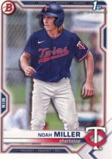 2021 1st  Bowman Draft #BD-109 Noah Miller