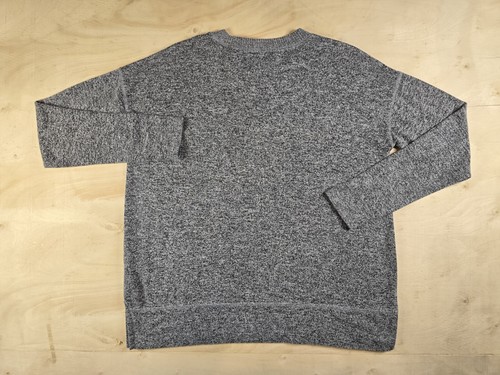 Lucky Brand Viscose Sweater Womens Size Small Gray Lightweight Stretch Crewneck - Picture 2 of 15
