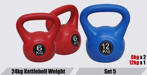 Kettlebell Weight Set - 20KG - 24KG - 28KG - 32KG- Home Gym Training Kettle Bell - Picture 13 of 35