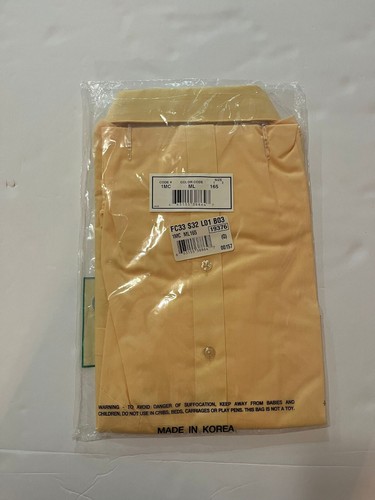 Original Haband gelbes Sommerhemd - Herren Größe 16,5 - neu, Baumwollmischung - Bild 3 von 3