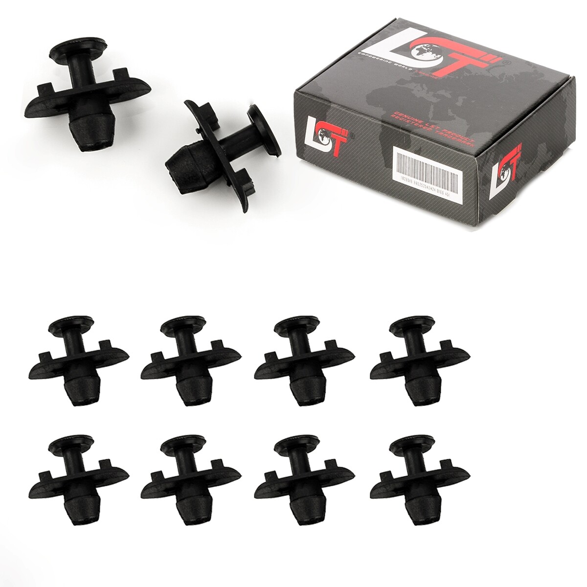 10x Footwell Interior Trim Fastening Clips for SEAT LEON TOLEDO